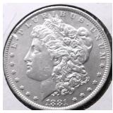1881 O MORGAN DOLLAR AU