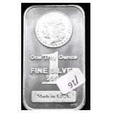 1  OZ .999 SILVER BAR