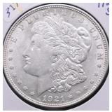 1921 S MORGAN DOLLAR AU