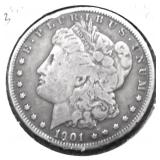 1901 O MORGAN DOLLAR VG