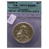 2000 S ICG PF70DC SACAGAWEA DOLLAR