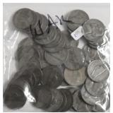 40 SILVER WAR NICKELS