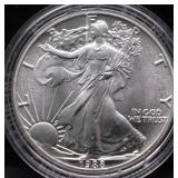 1988 SILVER EAGLE GEM