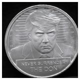 TRUMP 1 OZ .999 SILVER ROUND