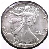 1987 SILVER EAGLE GEM