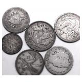 GROUP OF SILVER COINS