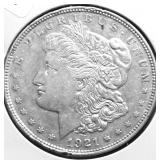 1921 MORGAN DOLLAR XF DETAILS