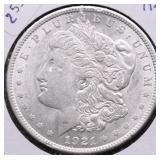 1921 MORGAN DOLLAR AU