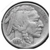 1936 D BUFFALO NICKEL XF