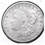 1921 S MORGAN DOLLAR AU