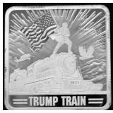 TRUMP TRAIN 1 OZ .999 SILVER BAR