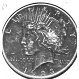 1923 PEACE DOLLAR XF