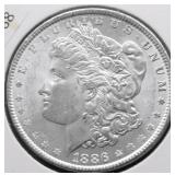 1886 CHOOICE BU MORGAN DOLLAR