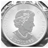 HALF OZ .9999 SILVER CANADA FALCON