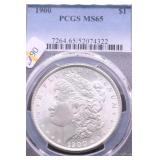 1900 PCGS MS65 MORGAN DOLLAR