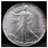 1987 SILVER EAGLE GEM