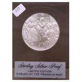 25.5 GRAMS SILVER PROOF ART ROUND