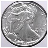 1988 SILVER EAGLE GEM