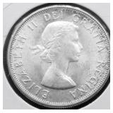 1964 GEM BU CANADA SILVER 50 CENTS