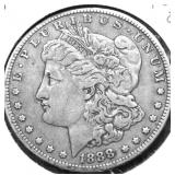 1888 O MORGAN DOLLAR VF