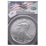 2025 CAC MS70 SILVER EAGLE
