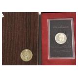 1974 S SILVER PROOF GSA IKE DOLLAR