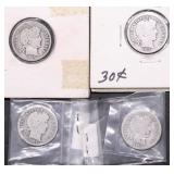 4 BARBER DIMES