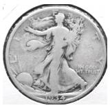 1934 S WALKING HALF DOLLAR VG