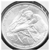 1 OZ .999 SILVER ROUND