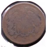 1868 TWO CENT PIECE AG