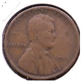 1909 LINCOLN CENT VG