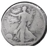 1918 WALKING HALF DOLLAR G
