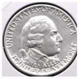 1927 CHOICE BU VERMONT HALF DOLLAR