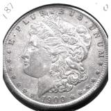 1900 O MORGAN DOLLAR XF