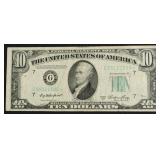 1950 STAR 10 $ FEDERAL RESERVE NOTE VF