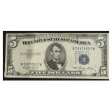 5 DOLLAR SILVER CERTIFICATE VF