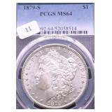 1879 S PCGS MS64 MORGAN DOLLAR