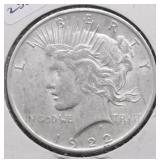 1922 PEACE DOLLAR AU