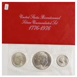 SILVER BICENTENNIAL MINT SET