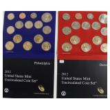 2012 MINT SET P D MINTS