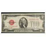 1928 TWO DOLLAR US LEGAL TENDER VF