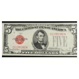 1928 5 DOLLAR US LEGAL TENDER AU