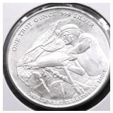 1 OZ .999 SILVER ROUND