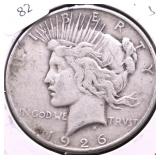 1926 S PEACE DOLLAR F