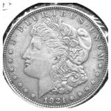 1921 MORGAN DOLLAR XF