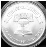 1 OZ .999 SILVER ROUND