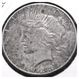 1923 S PEACE DOLLAR VF