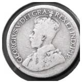 1913 CANADA 10 CENTS VG