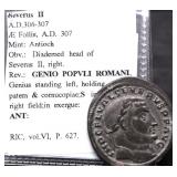 300 AD ROMAN EMPIRE AE 30 XF