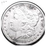 1900 O MORGAN DOLLAR XF